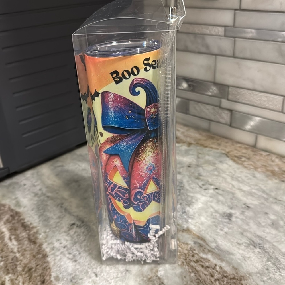 boo Season 20 oz skinny tumbler
